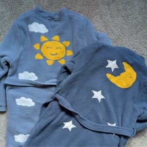 TWO The Styled Collection x hayderz Good Morning Good Night Robes Size S/M Blue